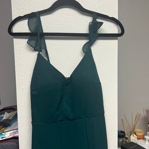 Birdy Grey - Emerald Green Adelle Chiffon Dress